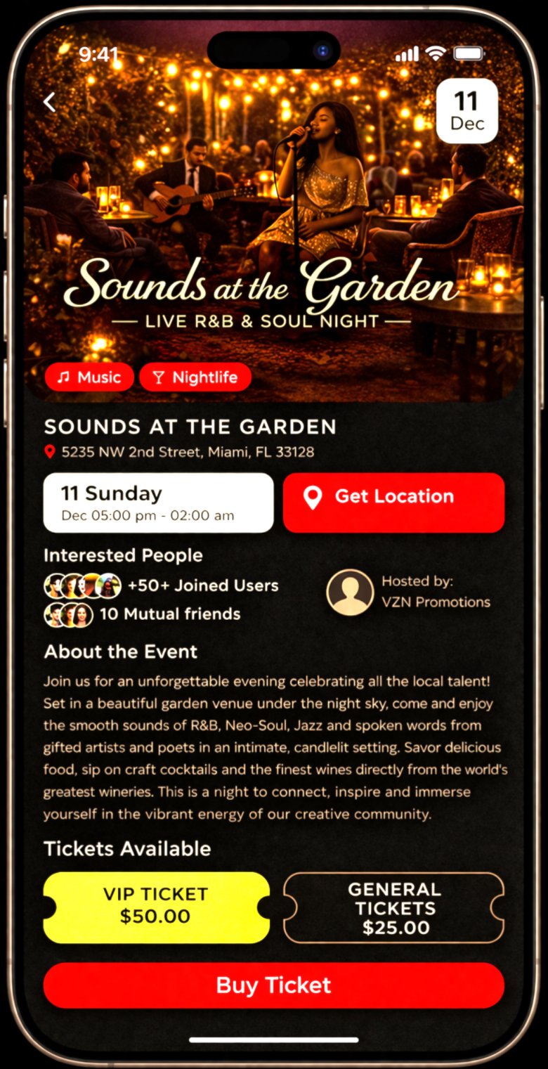 Ticketing checkout screen